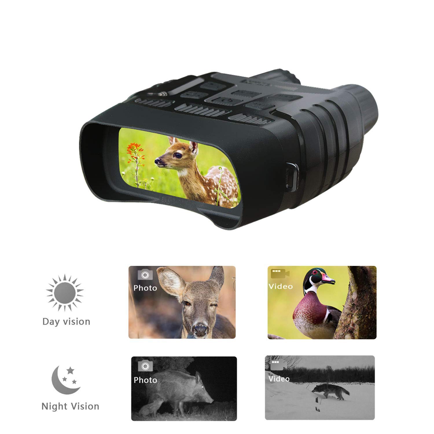 Amazon.co.jp: GoldPaddy デジタル赤外線ナイトビジョン双眼鏡スコープ